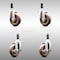 Service Caster 4 Inch 316SS High Temp Glass Filled Nylon 7/8 Inch Stem Caster Brake SCC, 2PK SCC-SS316EX20S414-GFNSHT-2-TLB-2-78 - alternate 3
